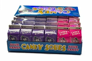 Candy Sours - Sour Candy 36 Packets (Strawberry And Grape) 3 Candy Sours - Sour Candy 36 Packets (Strawberry And Grape)