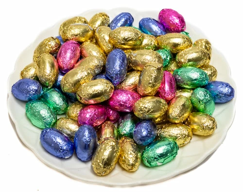 Easter Eggs Milk Chocolate Mini Solid 1kg 3 Easter Eggs Milk Chocolate Mini Solid 1kg