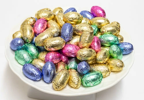 Easter Eggs Milk Chocolate Mini Solid 1kg 4 Easter Eggs Milk Chocolate Mini Solid 1kg - Image 2