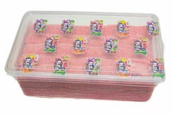 Sour Strawberry Belts - Straps 150 Pcs Tub -SUNSHINE CONFECTIONERY Shop Fini 20Strawberry 20Belts 20tub 20top