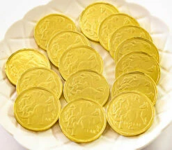 Gold $1 Milk Chocolate Coins 5kg