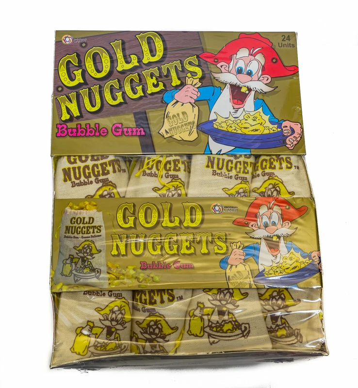 Gold Nuggets Bubblegum 4 Gold Nuggets Bubblegum - Image 2