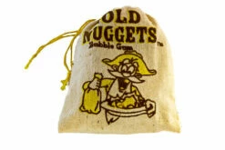 Gold Nuggets Bubblegum 7 Gold Nuggets Bubblegum -SUNSHINE CONFECTIONERY Shop Golden 20Nugget 202