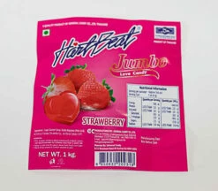 Hartbeat (Heartbeat) Strawberry Jumbo Heart Candies Bag -SUNSHINE CONFECTIONERY Shop Hartbeat 20Jumbo 20Strawberry 206
