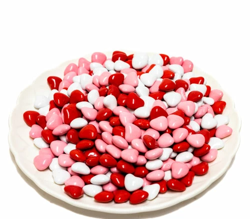 Candy Shell Red, Pink And White Chocolate Hearts 1kg 5 Candy Shell Red, Pink And White Chocolate Hearts 1kg - Image 3