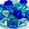 Hearts - Milk Chocolate Hearts In Mixed Blue Foils 1kg -SUNSHINE CONFECTIONERY Shop Hearts 20Mixed 20Blues 23462e6c 96cc 4861 b2df 3ec2f2f8a162