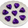 Hearts - Milk Chocolate Hearts In Purple Foil 350g -SUNSHINE CONFECTIONERY Shop Hearts 20Purple 201