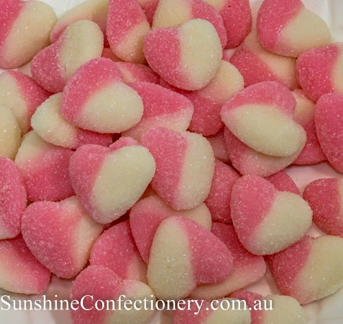 Sour Pink Hearts 1kg 4 Sour Pink Hearts 1kg - Image 2