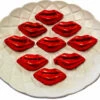 Kisses - Milk Chocolate Lips In Red Foil 300g -SUNSHINE CONFECTIONERY Shop Lips 20Foil 20Red 201