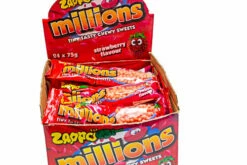 Zappo Millions Strawberry Box 7 Zappo Millions Strawberry Box -SUNSHINE CONFECTIONERY Shop Millions 20box 202