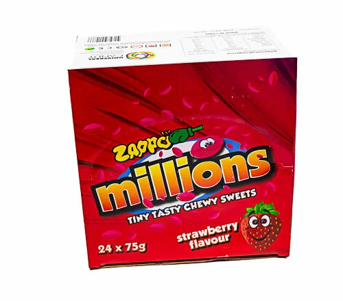 Zappo Millions Strawberry Box 3 Zappo Millions Strawberry Box