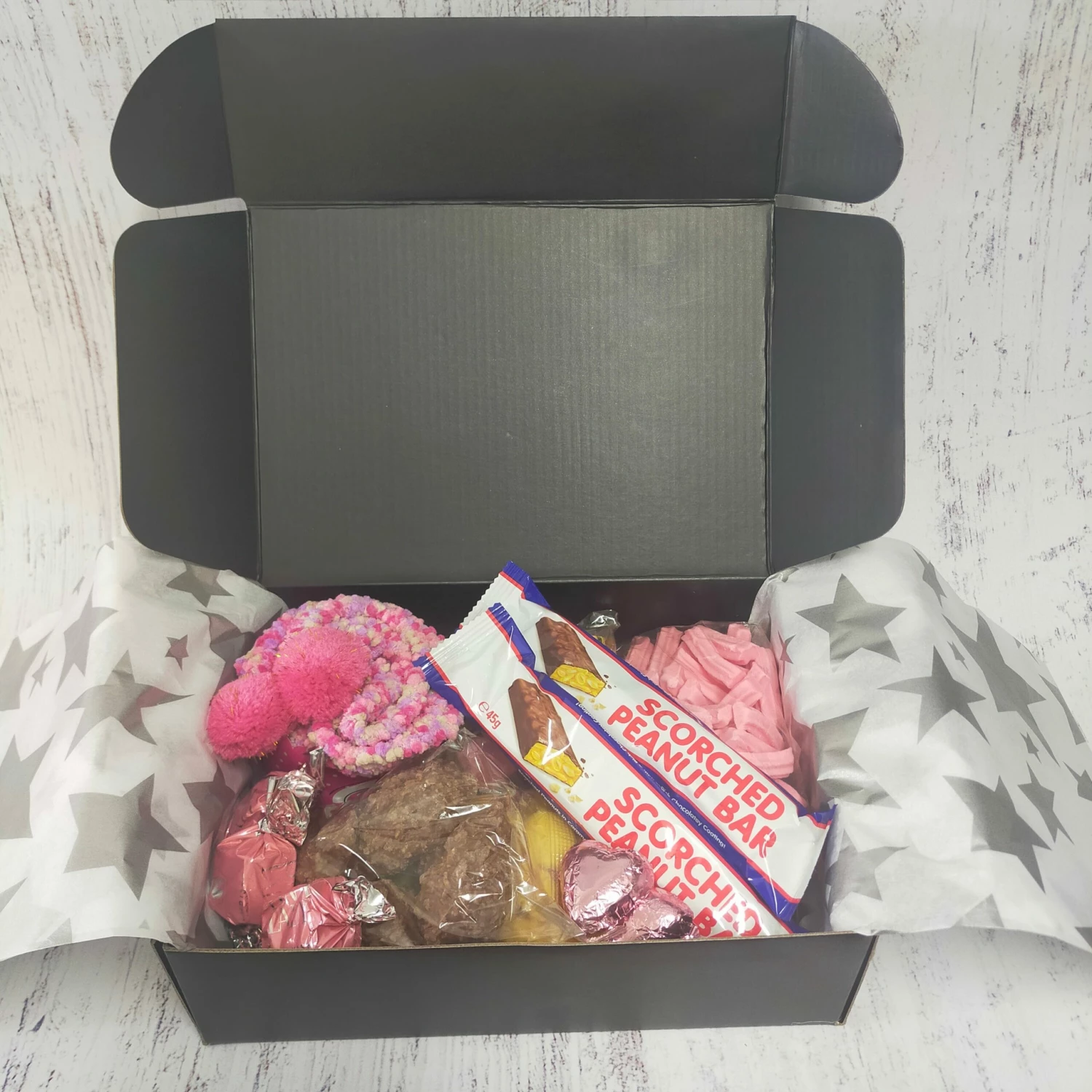 Hamper - Ladies Pamper Pack Of Sweets, Chocolates And Socks 3 Hamper - Ladies Pamper Pack Of Sweets, Chocolates And Socks