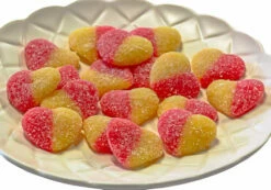 Sour Peach Hearts 6 Sour Peach Hearts -SUNSHINE CONFECTIONERY Shop Peach 20Hearts 20Sour 202