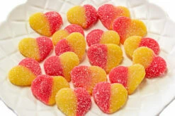 Sour Peach Hearts 2.5kg -SUNSHINE CONFECTIONERY Shop Peach 20Hearts 20Sour 204