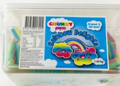 Rainbow Delights Filled Blow Pipes Tub -SUNSHINE CONFECTIONERY Shop RainbowDelights3