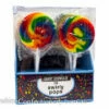 Lollipops - Swirl Flat Pops Rainbow