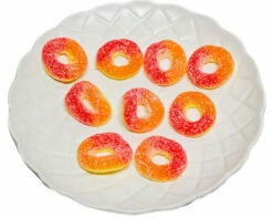 Sour Peach Rings 1kg