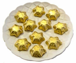 Stars - Chocolate Foil Stars - Gold 300g
