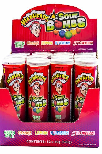 Warheads Sour Bombs 12 Packs 4 Warheads Sour Bombs 12 Packs - Image 2